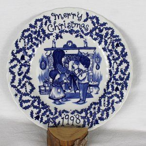 A Happy Holiday to You Royal Crownford 1998 Staffordshire England Norma Sherman